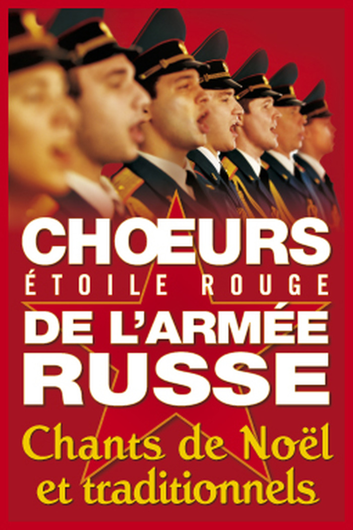 Affiche. Tournée. Choeurs Armée Russe Etoile Rouge. 2019-12-13